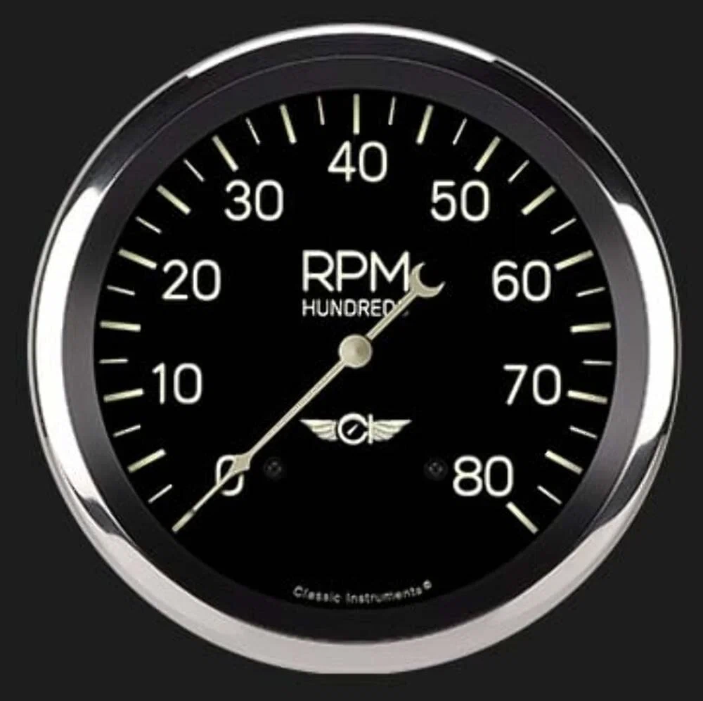 Classic Series 4 5_8_ Tachometer CL71SRC